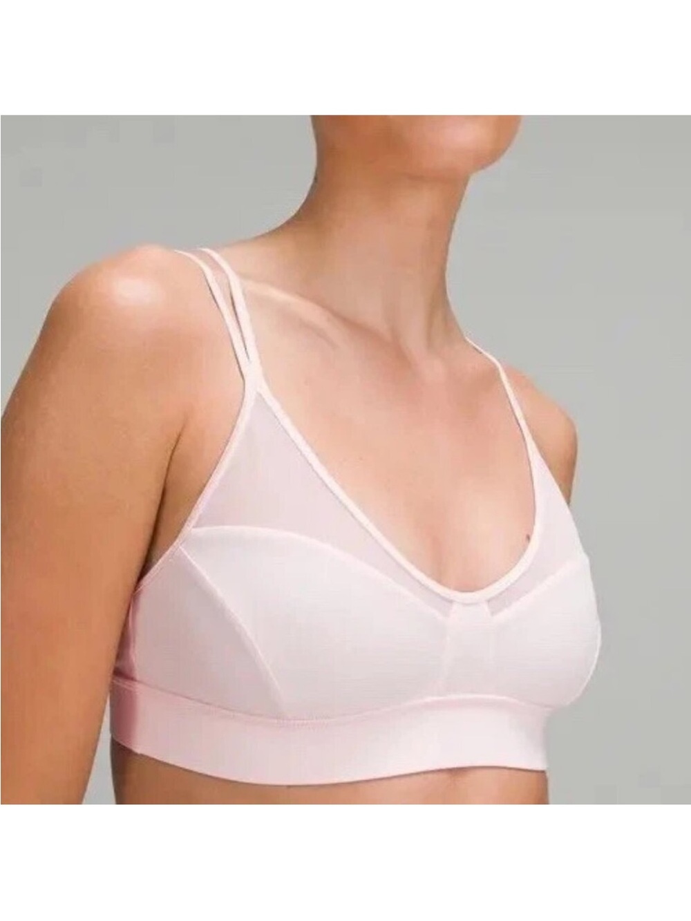 Lululemon Strawberry Milkshake Pink Anew Sports Bra Size 8